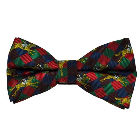 Harlequin Horse Race Novelty Bow Tie From Ties Planet Uk