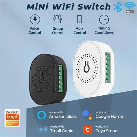 Smatrul Tuya Wifi Smart Control Switch Breaker Bluetooth Switch Smart