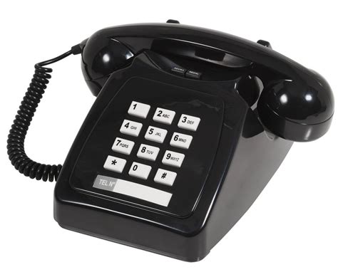 Push Button Telephone With Bell Ringer
