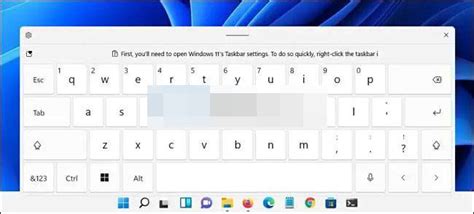 Cómo habilitar el teclado virtual o teclado táctil en Windows 11 islaBit
