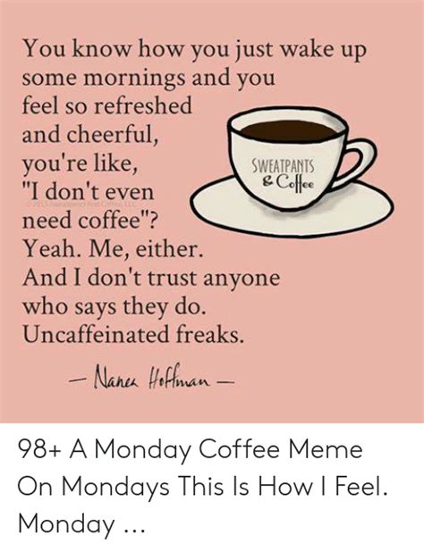 Monday Need Coffee Meme