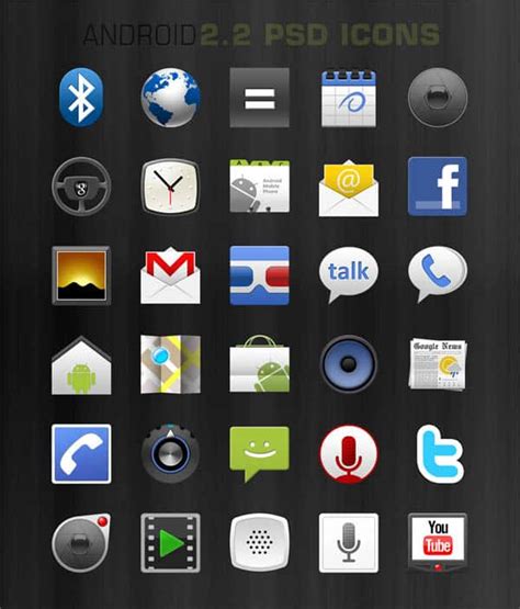 40 Android Icons Collections