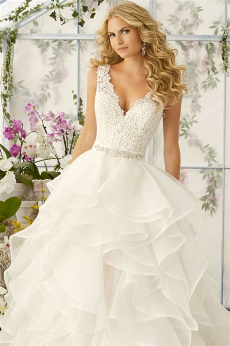 2805 Mori Lee Wedding Dress Organza Pretty Wedding Dresses Dream