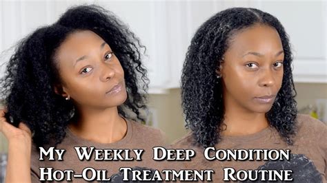 The right oil—emphasis on right—will act as an emollient to lock in water to prevent natural hair from losing moisture. Weekly Hot Oil Treatment and Deep Conditioning Routine ...