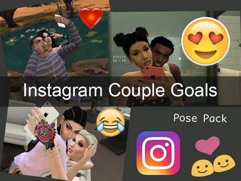 Instagram Couple Goals Pose Pack The Sims 4 Catalog