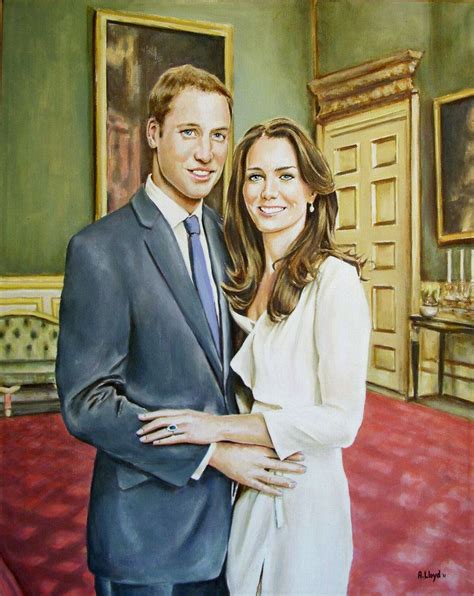 William And Kate By Andy Lloyd William And Kate Lloyd Portrait Artist