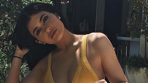Kylie Jenner Puts Curves On Display In Teeny Yellow Bikini