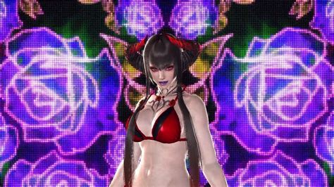 Tekken Revolution Eliza K Unlock Intro Swimsuits With Big Boobs