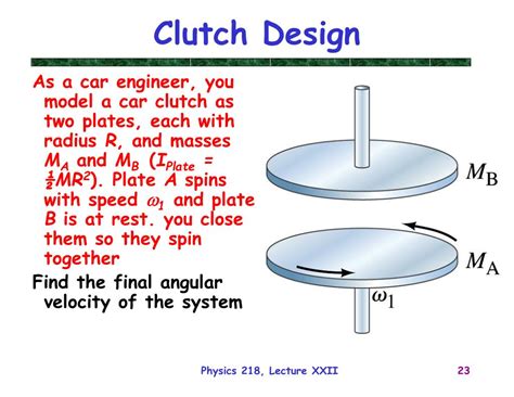 Ppt Physics 218 Lecture 22 Powerpoint Presentation Free Download