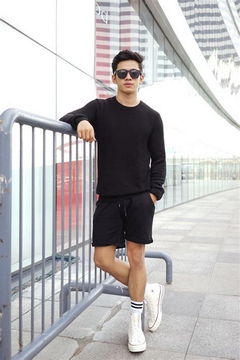 Summer Outfits With Shorts And Converse For Men