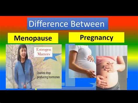 Difference Between Menopause And Pregnancy YouTube