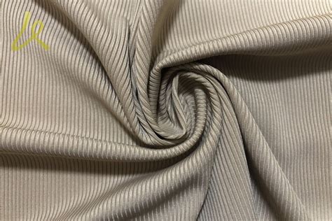 Polyester Spandex Rib Fabric Imitation Nylon