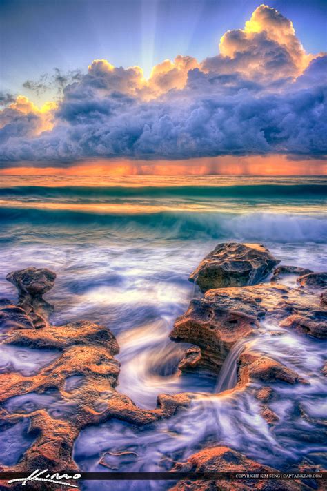 Carlin Park Sunrise At Beach Hdr Photography Hdr Photography By