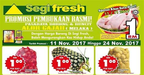 Some fd promo rates recorded before end of half year 2019 for comparison. Segi Fresh Alor Gajah Grand Opening Promotion (11 November ...