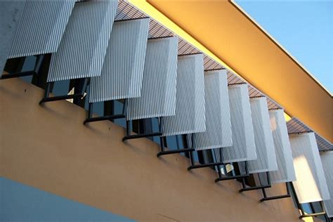 Corrugated Metal Awnings And Custom Made Sun Control Solutions Are Part