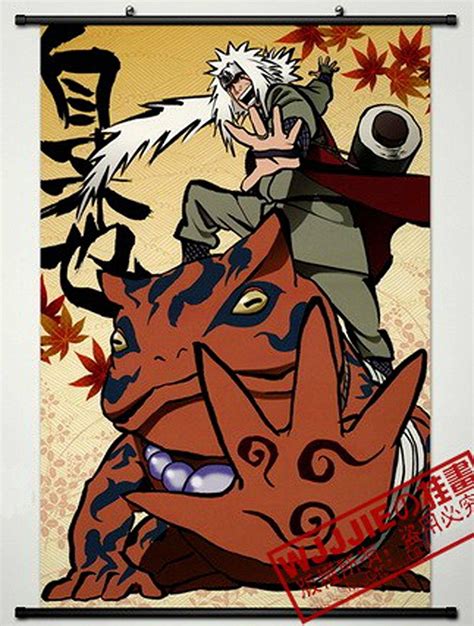 Home Decor Naruto Jiraiya Cosplay Wall Scroll Poster 354 X 236 Inches