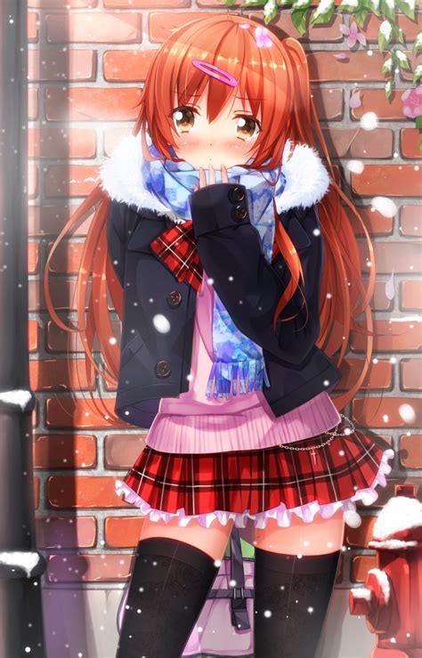 Pin On Anime Girls In Winter