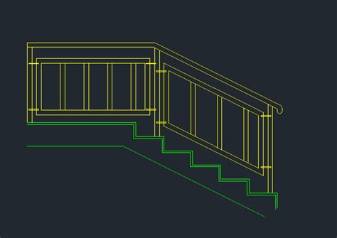 Handrail Detail Cad Files Dwg Files Plans And Details