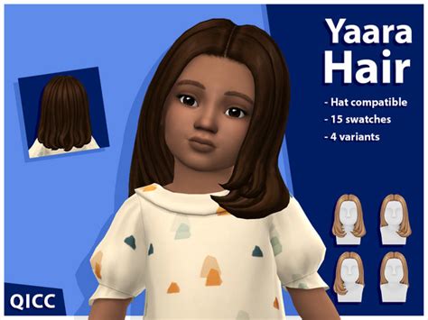 The Sims Resource Yaara Hair V2