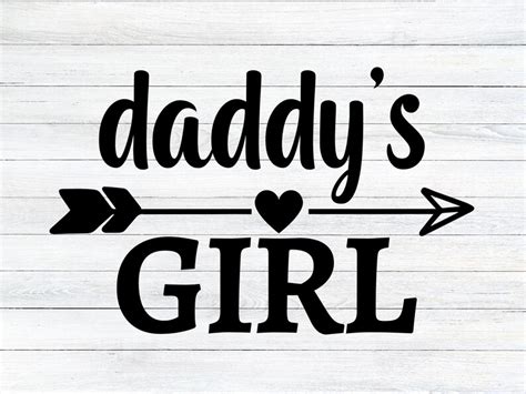 Daddys Girl Svg Png Baby Girl Svg Cut File Cricut Etsy