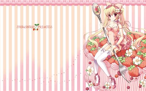 Strawberry Anime Girl Wallpapers Wallpaper Cave