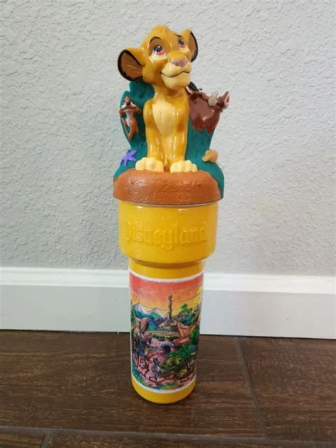 Vintage Disneys The Lion King Disneyland Coca Cola Figural Sipper Cup