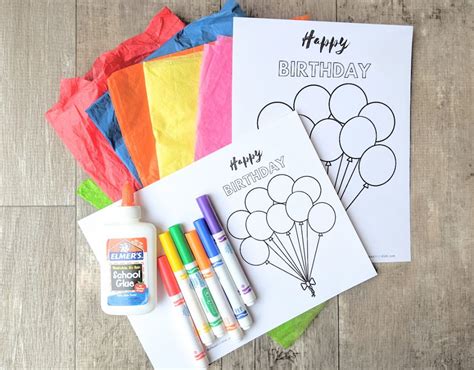Simple Birthday Card For Kids To Make Free Printable Raise Curious Kids