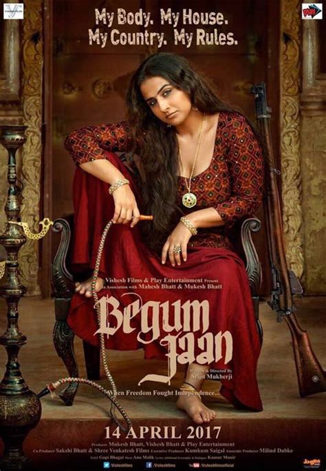 बेगम जान के अंदाज में ऐसे नजर आईं विद्या बालन begum jaan poster has released