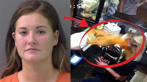 woman arrested after throwing hot soup in restaurant managers face youtube