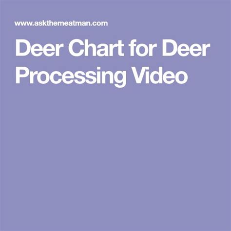 Deer Feeding Time Chart