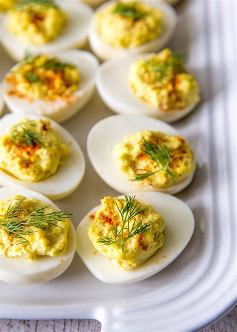Deviled Eggs With Horseradish And Dill Recipe