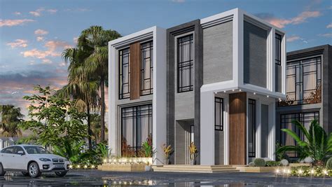 Modern Villa Elevation On Behance