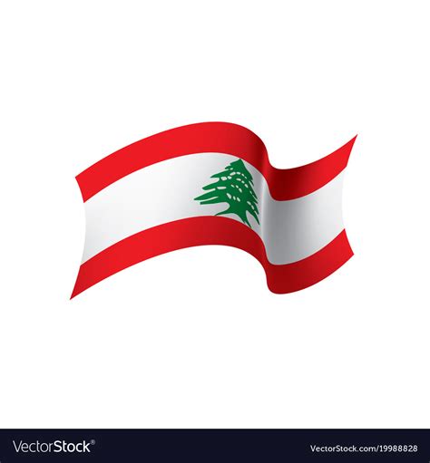 Lebanese Flag Royalty Free Vector Image Vectorstock