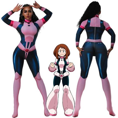 Unisex Clothing Shoes And Accessories My Hero Academia Ochako Uraraka Cosplay Jumpsuit Costume With