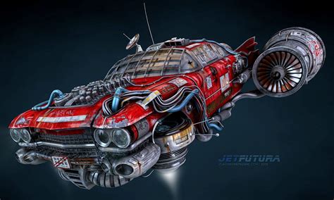 Car Art Art Cars Dieselpunk Art Hover Car Space Ship Concept Art