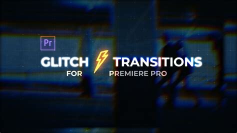 Glitch Transitions For Premiere Pro - Premiere Pro Templates | Motion Array