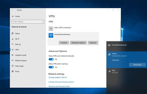This is two parts a) getting a reinstll to work on windows 10. How To Setup and configure VPN Connection In Windows 10/8/7?