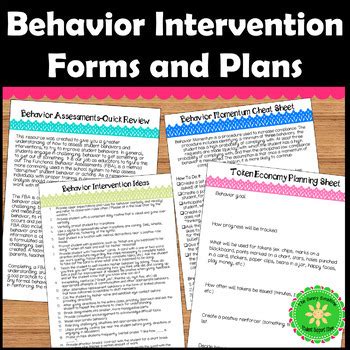 Behavior Intervention Plan Cheat Sheet Hot Sex Picture