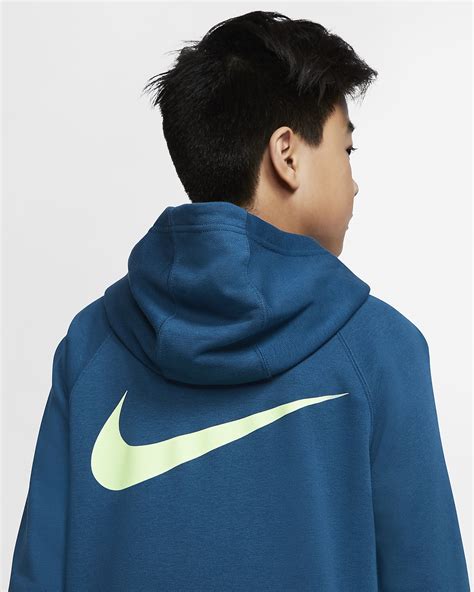 Nike Sportswear Swoosh Older Kids Boys Full Zip French Terry Hoodie