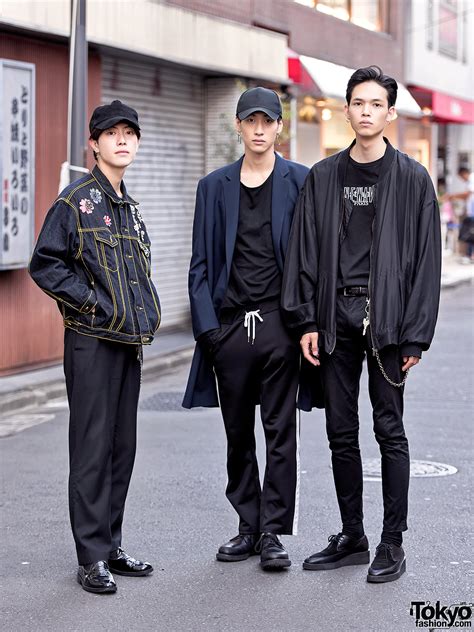 Harajuku Male Models Wearing Lad Musician Dior Homme And Vintage Fashion Tokyo Fashion
