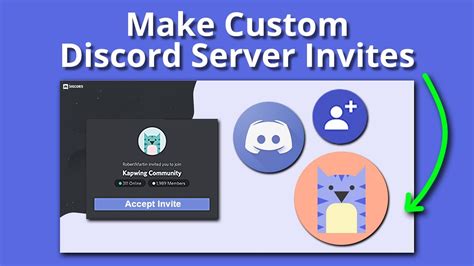 How To Make A Custom Server Invite On Discord Youtube