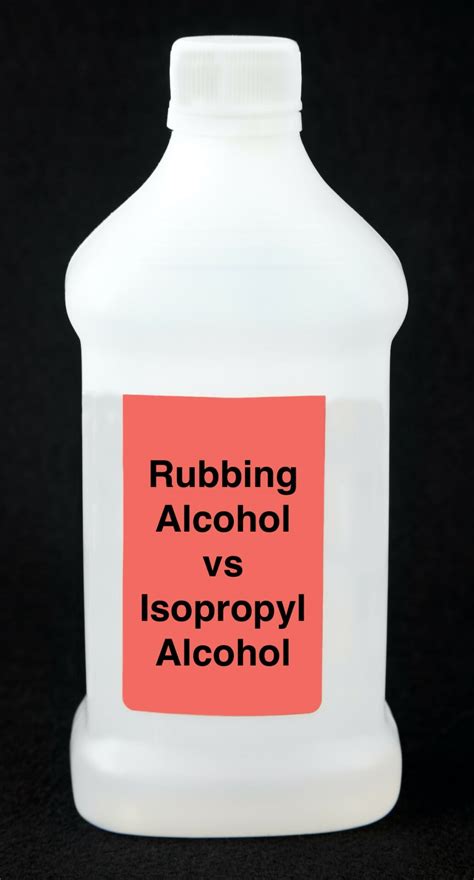 The Difference Between Isopropyl Alcohol Vs Rubbing Alcohol The