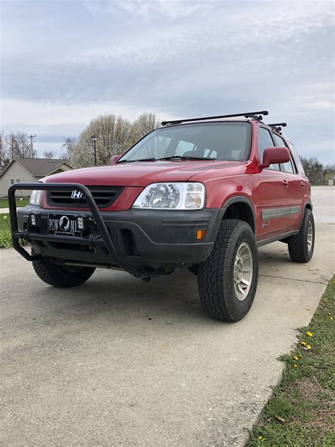 Red Rd1 Honda Crv Lifted Off Road