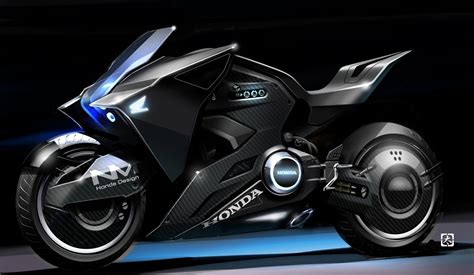 Honda Futuristic Motorcycle Based On The Nm4 Vultus Makes Appearances