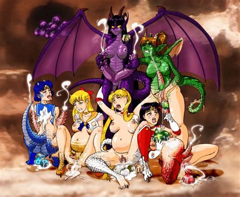 Sailor Scout Dragons By Darkkaminari Futanari Luscious Hentai Manga Porn
