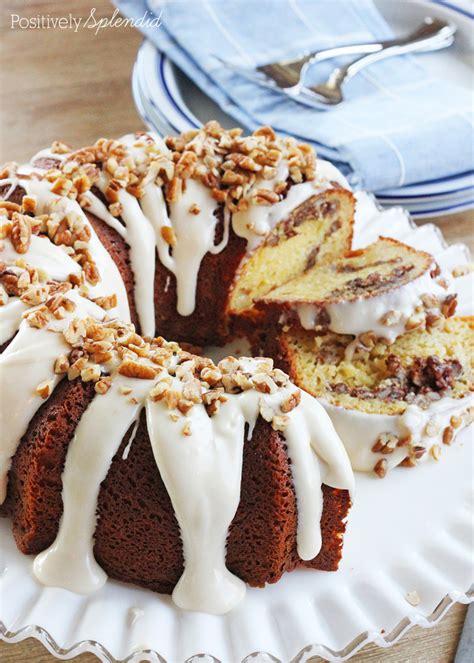 These holiday recipes from food network for loaves and bundts are the perfect solution for a dessert spread or easily feeding a breakfast crowd. Cinnamon Roll Bundt Cake Recipe