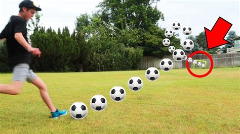 Mini Football Trickshot Challenge World Record Youtube