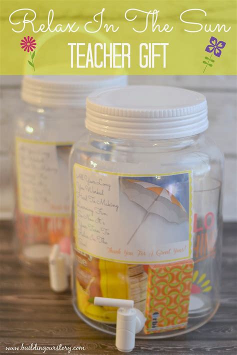Have your child's classmates send in videos thanking their teacher or just saying hi. #DIY End of Year Teacher Gift: Relax In The Sun | Building ...