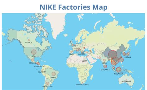 Gehören Einfach Zu Bedienen Heimat Map Of Nike Factories Around The