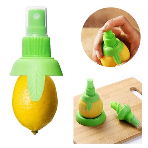 2pcsset Kitchen Orange Lemon Sprayer Fruit Juice Citrus Spray Fresh